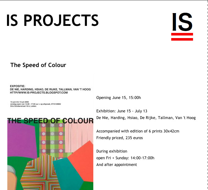 the speed of colour